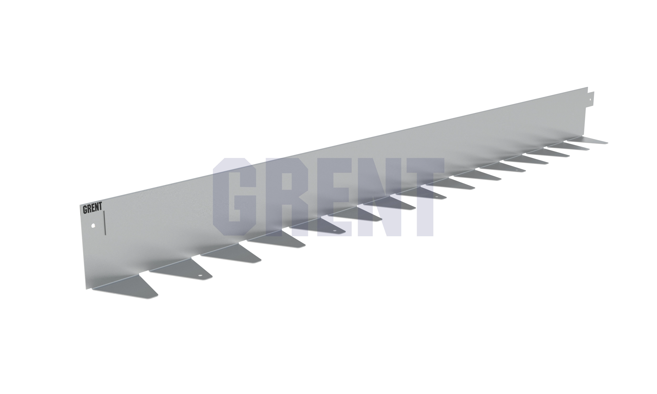 Бордюр стальной GRENT BR L-образный 1200*100, 1,5, оцинкованный