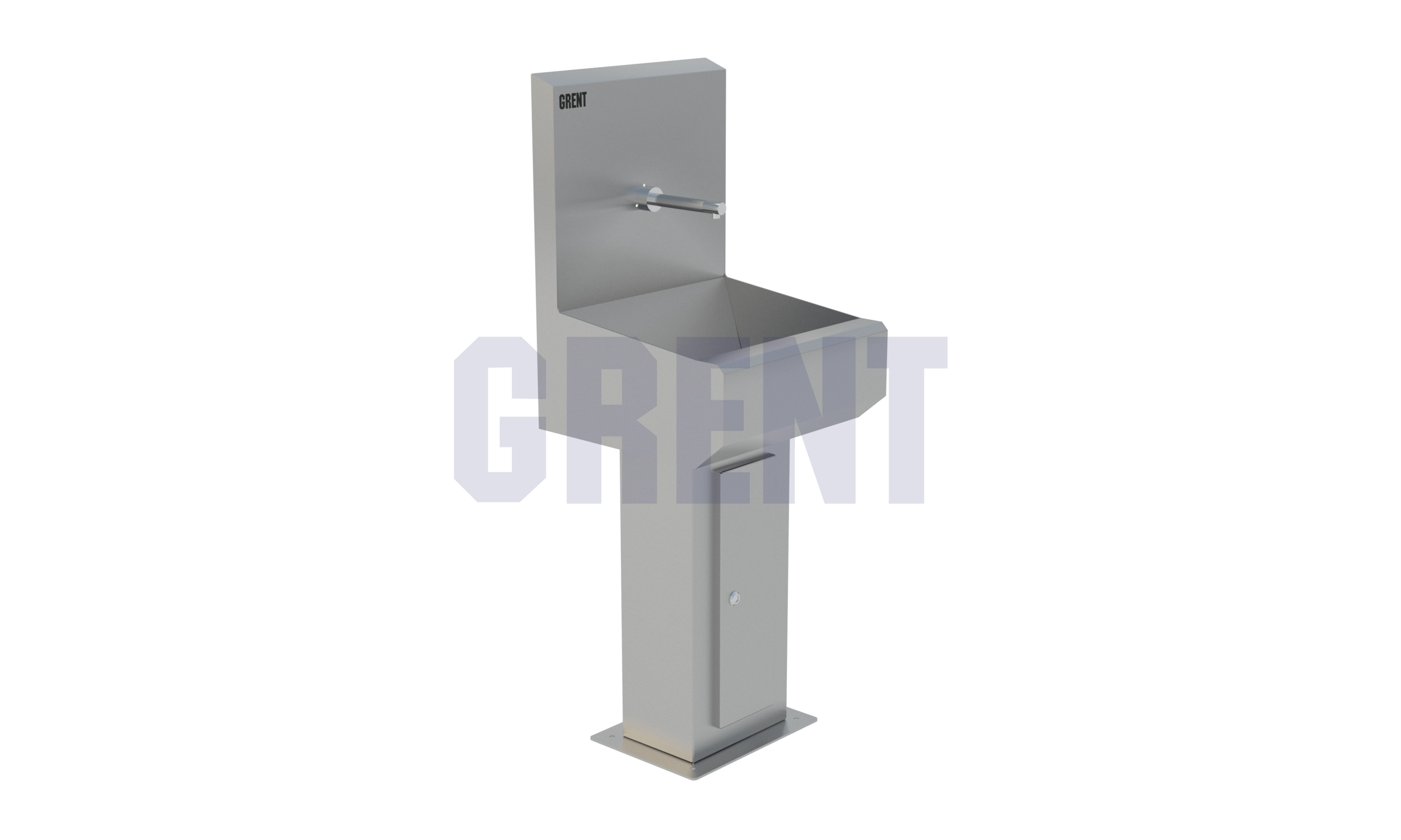 Умывальник 1-секционный на стойке GRENT-S-01