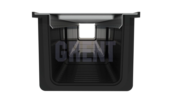 Лоток пластиковый GRENT PlasT EcoZ DN100 H100 с решеткой стальной оцинкованной