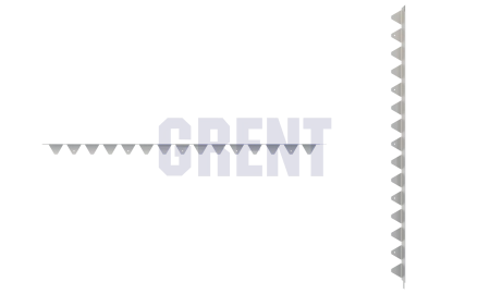 Бордюр стальной GRENT BR L-образный 2400*70, 1,5, оцинкованный