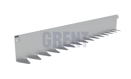 Бордюр стальной GRENT BR L-образный 1200*150, 1,5, нержавеющий