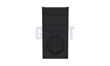 Пескоуловитель пластиковый GRENT PlasT DN150/200 H476 в комплекте со штампованой решеткой A15 
