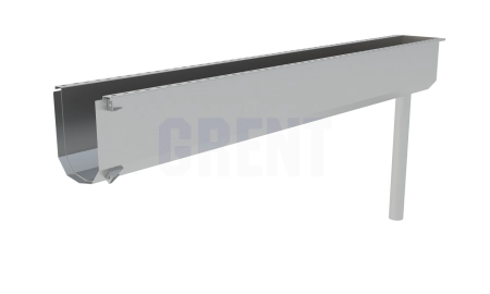 Лоток водоотводный мостовой GRENT MosT подвесной 150 выпускной торцевой