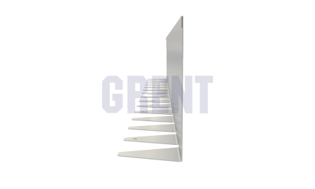 Бордюр стальной GRENT BR L-образный 1200*150, 1,5, нержавеющий