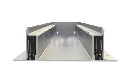 Лоток водоотводный мостовой GRENT MosT 160 торцевой