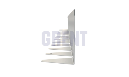 Бордюр стальной GRENT BR L-образный 2400*110, 1,5, оцинкованный